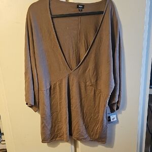 MOSSIMO V-neck Top, Women's, Size 28W/30W